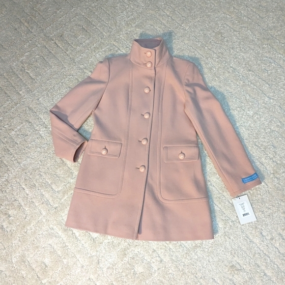 NWT Nine West Tempting Pink Cashmere Blend Jacket Coat, 12 - Picture 2 of 15